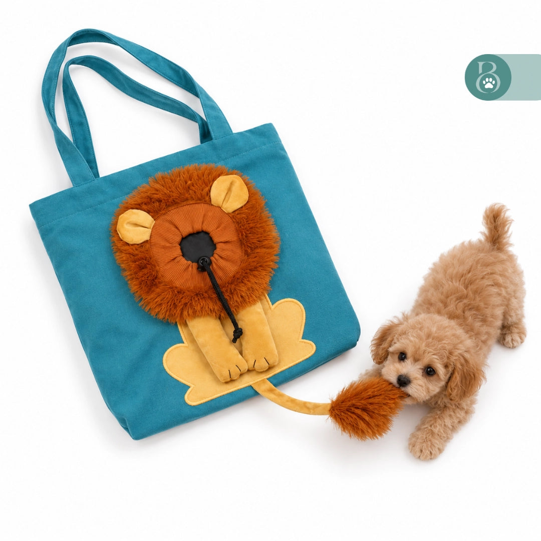 Bowlie™ Cozy Lion Carrier