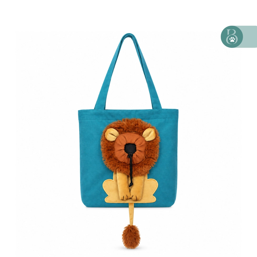 Bowlie™ Cozy Lion Carrier