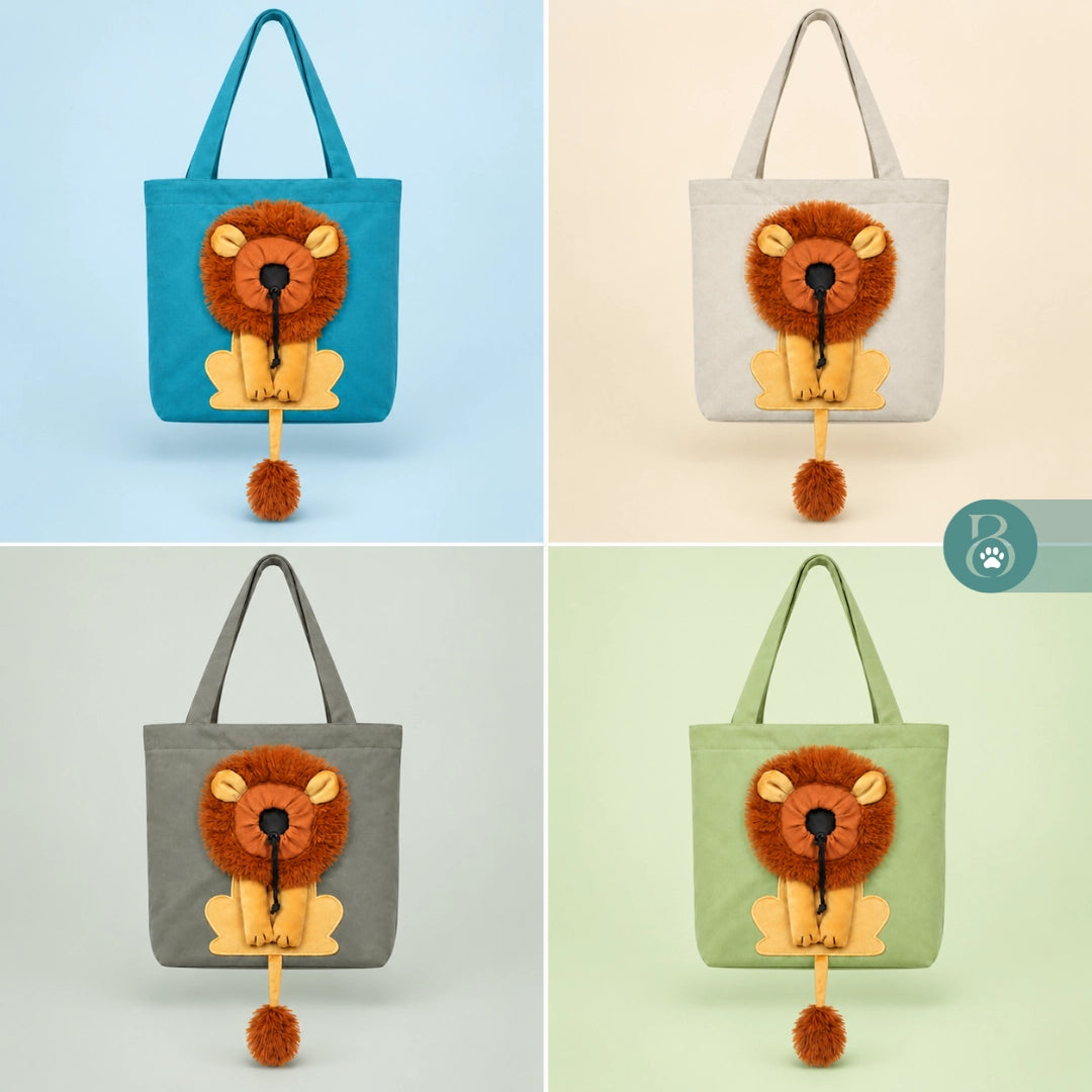 Bowlie™ Cozy Lion Carrier