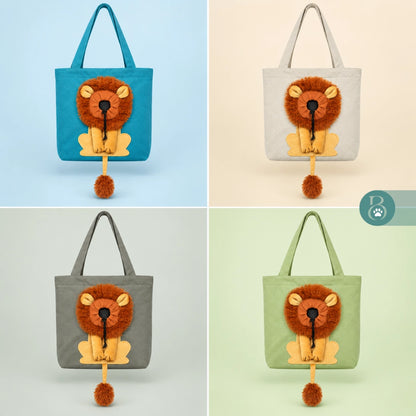 Bowlie™ Cozy Lion Carrier