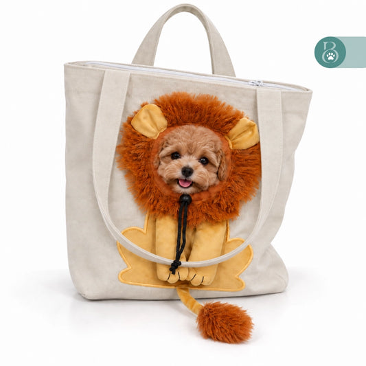 Bowlie™ Cozy Lion Carrier