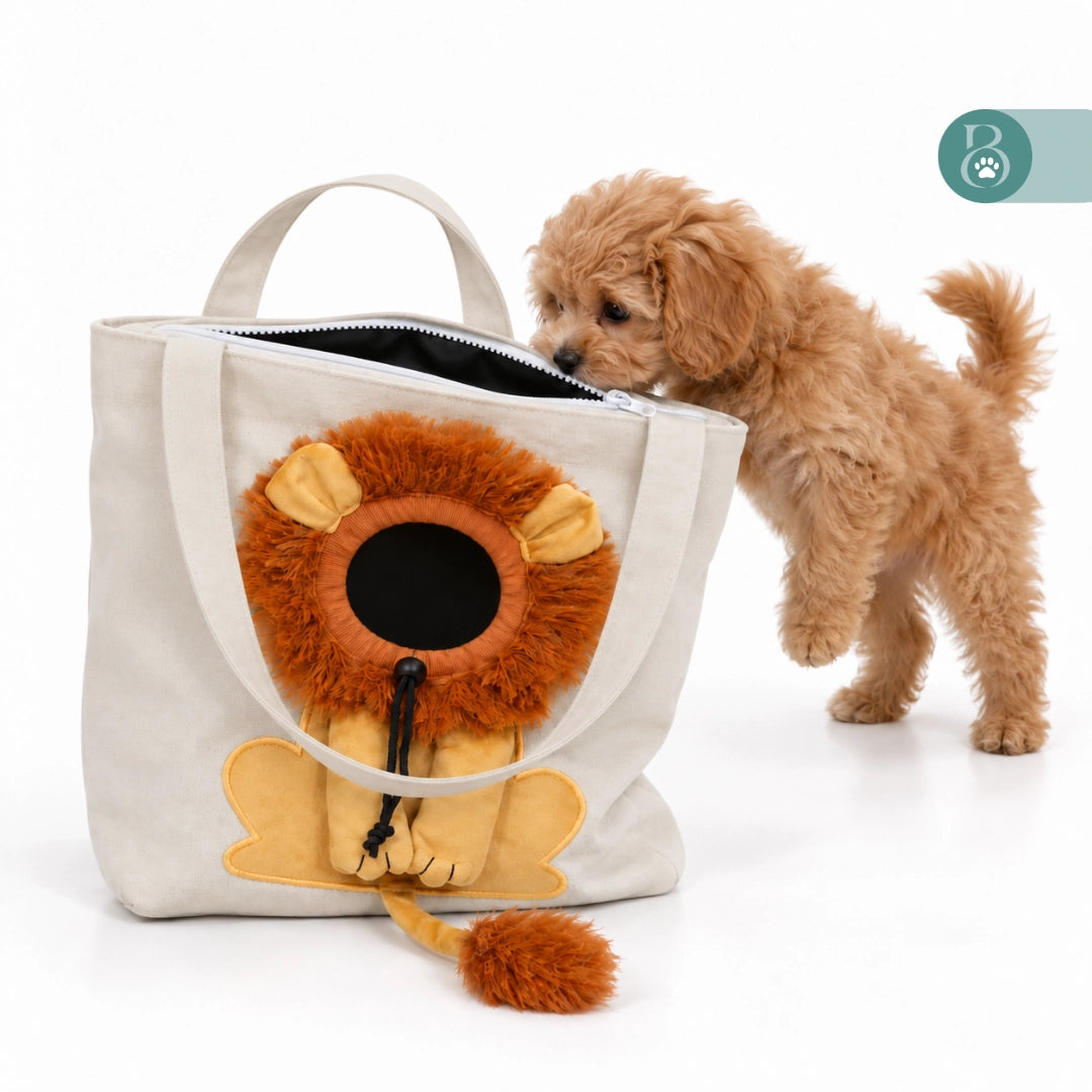 Bowlie™ Cozy Lion Carrier