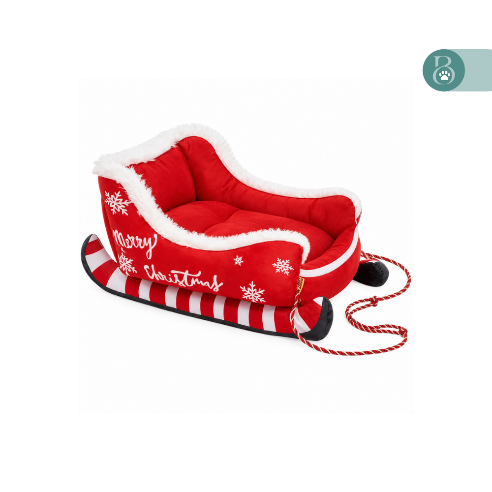 BOWLIE Christmas Sleigh Bed™
